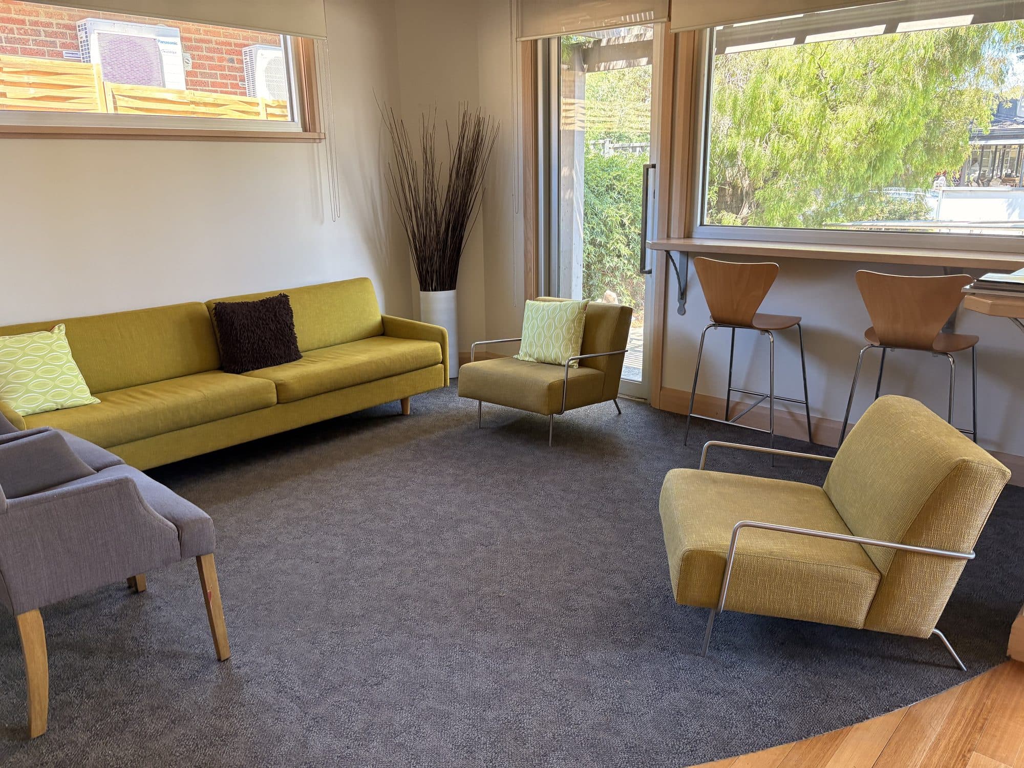 The waiting room at Fresh Dentistry in Blackburn